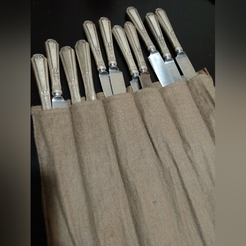 Hansen & Company Sterling silver dinner knives set